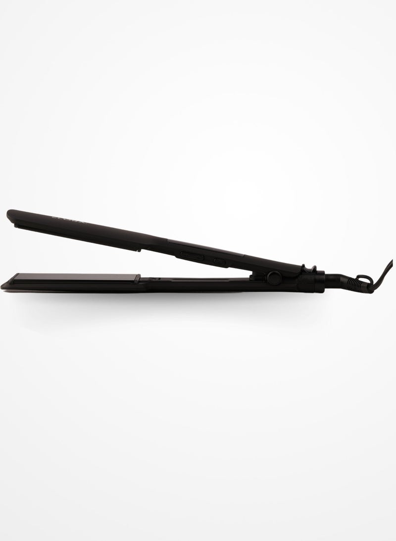 ELORA Digital Display Hair Straightener with Ceramic Plates, Adjustable Temperature, 65W – Model ELPC-1812 (Black) - Image 3